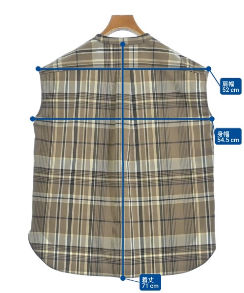 URBAN RESEARCH DOORS（アーバンリサーチドアーズ）カジュアルシャツ 茶 サイズ:M レディース/2200665557026