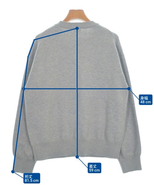 URBAN RESEARCH DOORS（アーバンリサーチドアーズ）ニット・セーター グレー サイズ:M レディース/2200663735013