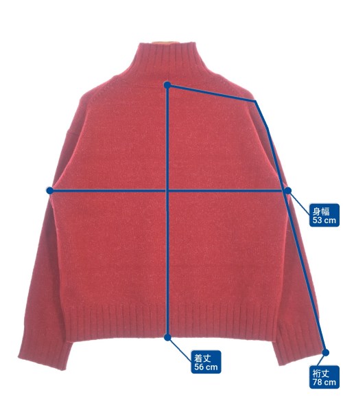 URBAN RESEARCH DOORS（アーバンリサーチドアーズ）ニット・セーター 赤 サイズ:M レディース/2200663735044