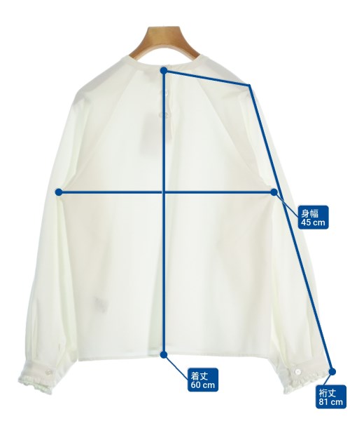 URBAN RESEARCH DOORS（アーバンリサーチドアーズ）ブラウス 白 サイズ:M レディース/2200666602060