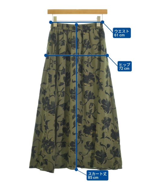 URBAN RESEARCH DOORS（アーバンリサーチドアーズ）ロング・マキシ丈スカート カーキ サイズ:M レディース/2200659782212