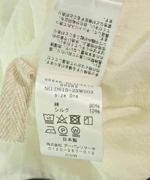 URBAN RESEARCH DOORS（アーバンリサーチドアーズ）ブラウス 白 サイズ:ONE レディース/2200662513124