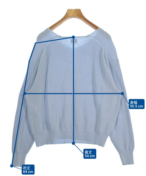 URBAN RESEARCH DOORS（アーバンリサーチドアーズ）ニット・セーター 青 サイズ:M レディース/2200671732059