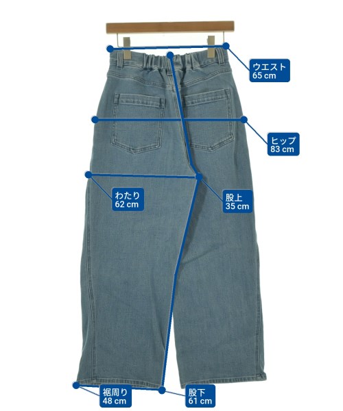 URBAN RESEARCH DOORS（アーバンリサーチドアーズ）デニムパンツ 青 サイズ:S レディース/2200668183086