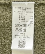 URBAN RESEARCH DOORS（アーバンリサーチドアーズ）ベスト/ノースリーブ カーキ サイズ:F レディース/2200724300143