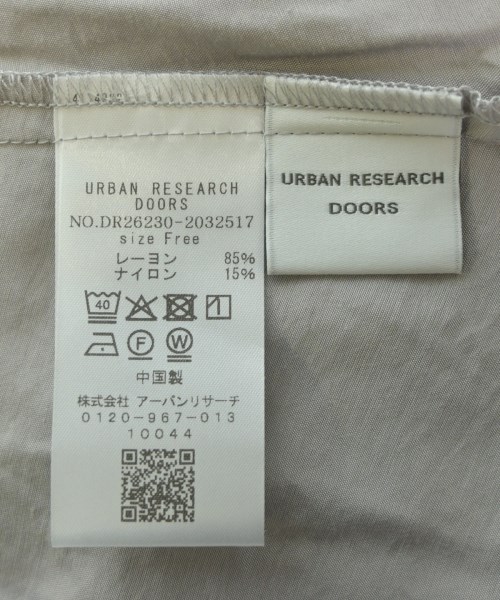 URBAN RESEARCH DOORS（アーバンリサーチドアーズ）ブラウス グレー サイズ:F レディース/2200716181033