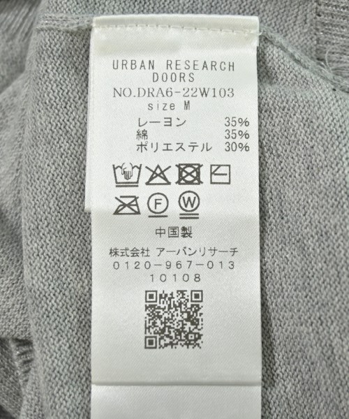 URBAN RESEARCH DOORS（アーバンリサーチドアーズ）ニット・セーター グレー サイズ:M レディース/2200718746124