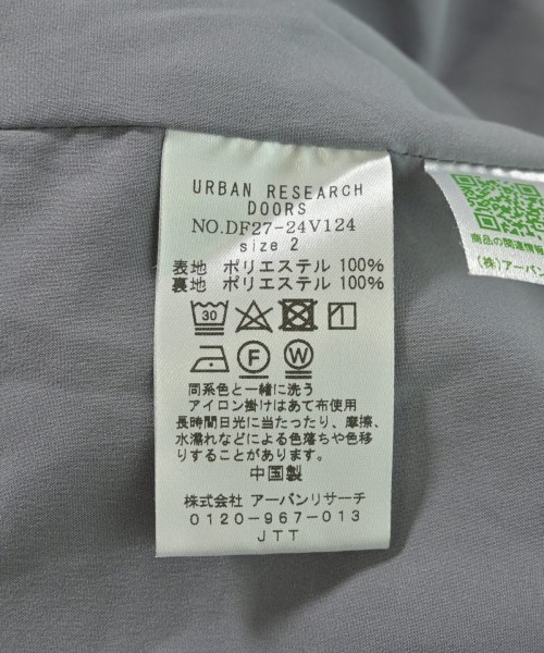 URBAN RESEARCH DOORS（アーバンリサーチドアーズ）スラックス グレー サイズ:2(M位) レディース/2200717563210