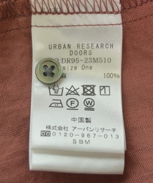 URBAN RESEARCH DOORS（アーバンリサーチドアーズ）ブラウス 赤 サイズ:ONE レディース/2200719139192