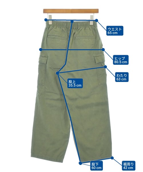 URBAN RESEARCH DOORS（アーバンリサーチドアーズ）カーゴパンツ カーキ サイズ:S レディース/2200681155039