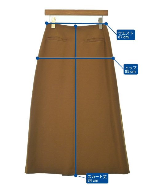 URBAN RESEARCH DOORS（アーバンリサーチドアーズ）ロング・マキシ丈スカート 茶 サイズ:36(S位) レディース/2200687804016