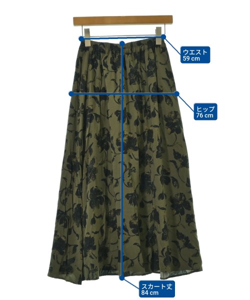 URBAN RESEARCH DOORS（アーバンリサーチドアーズ）ロング・マキシ丈スカート カーキ サイズ:M レディース/2200683755176