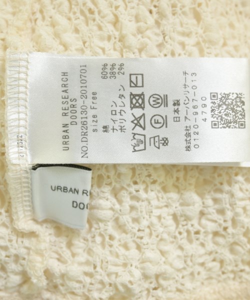 URBAN RESEARCH DOORS（アーバンリサーチドアーズ）ニット・セーター 白 サイズ:F レディース/2200692920022