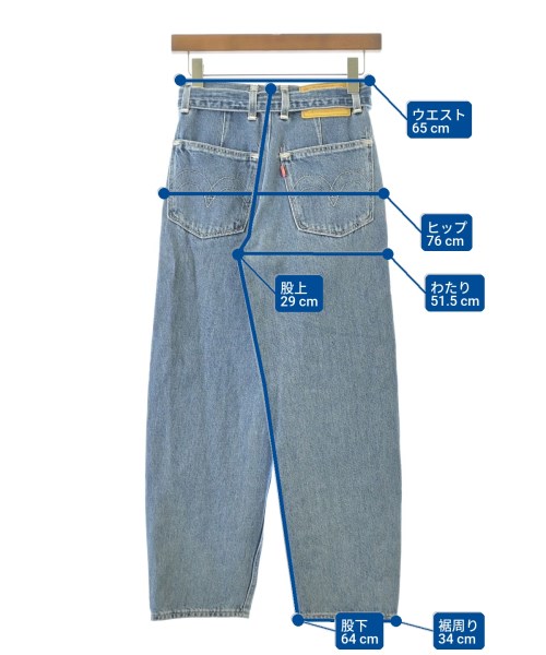 Levi's RED（リーバイスレッド）デニムパンツ 青 サイズ:23(XS位) レディース/2200672911682