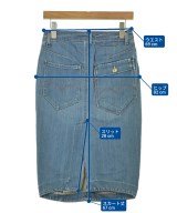 Levi's RED（リーバイスレッド）ひざ丈スカート 青 サイズ:26(M位) レディース/2200674441064