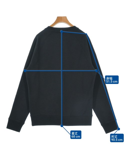 MAISON KITSUNE（メゾンキツネ）スウェット 黒 サイズ:S レディース/2200635568083