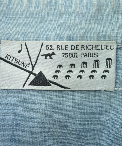 KITSUNE（キツネ）カジュアルシャツ 青 サイズ:XS レディース/2200662990031