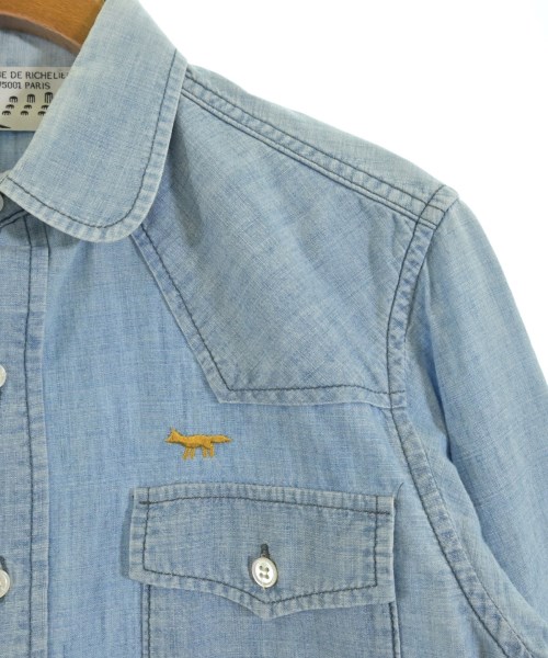 KITSUNE（キツネ）カジュアルシャツ 青 サイズ:XS レディース/2200662990031