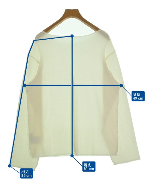 ITEMS URBAN RESEARCH（アイテムズアーバンリサーチ）Tシャツ・カットソー 白 サイズ:F レディース/2200622923031