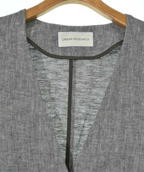 URBAN RESEARCH（アーバンリサーチ）ノーカラージャケット グレー サイズ:F レディース/2200626641078