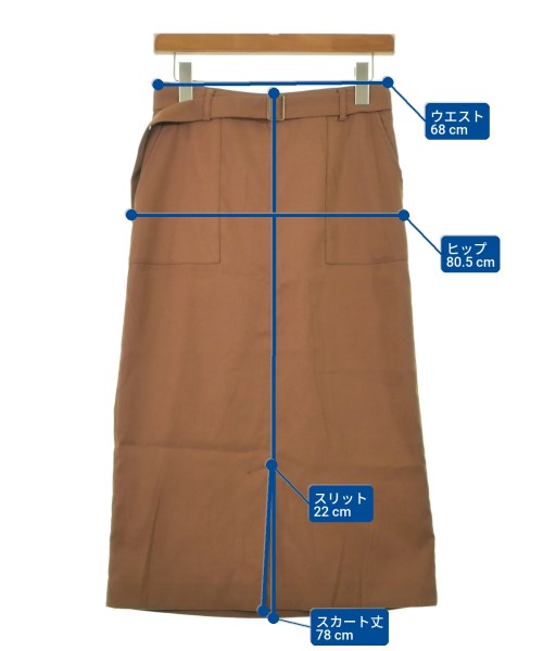 URBAN RESEARCH（アーバンリサーチ）ロング・マキシ丈スカート 茶 サイズ:-(M位) レディース/2200625084029