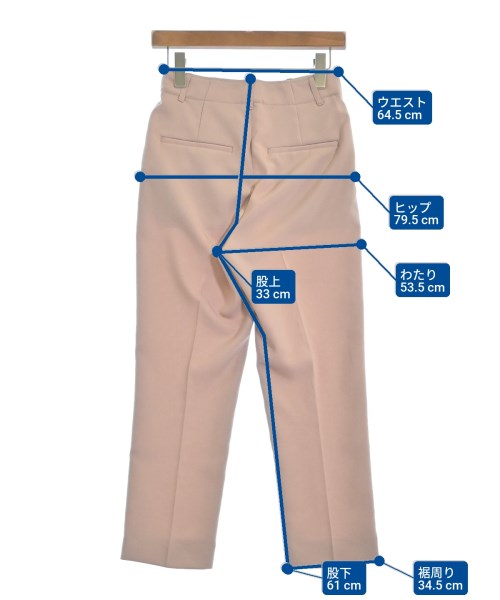 URBAN RESEARCH（アーバンリサーチ）スラックス ピンク サイズ:34(XS位) レディース/2200619994020