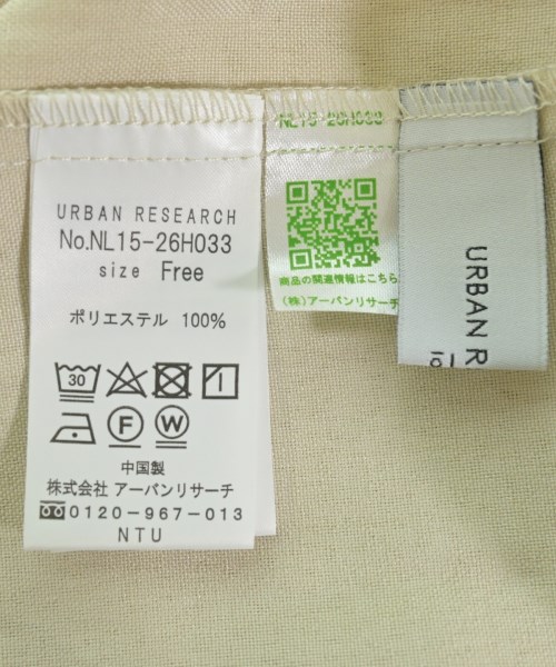 URBAN RESEARCH（アーバンリサーチ）ワンピース ベージュ サイズ:F レディース/2200601262021