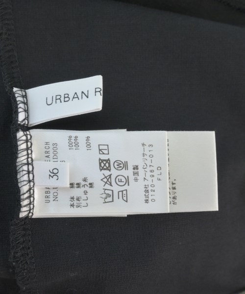 URBAN RESEARCH（アーバンリサーチ）Tシャツ・カットソー 黒 サイズ:36(S位) レディース/2200613596060