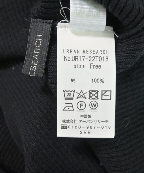 URBAN RESEARCH（アーバンリサーチ）ニット・セーター 黒 サイズ:F レディース/2200673392060