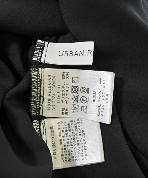 URBAN RESEARCH（アーバンリサーチ）ブラウス 黒 サイズ:F レディース/2200672393389