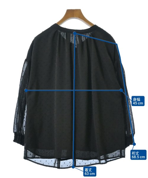 URBAN RESEARCH（アーバンリサーチ）ブラウス 黒 サイズ:F レディース/2200672393389