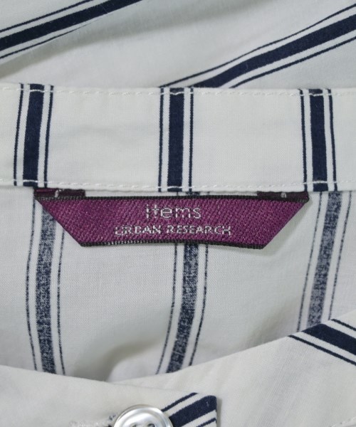 ITEMS URBAN RESEARCH（アイテムズアーバンリサーチ）シャツワンピース 白 サイズ:F レディース/2200675851077