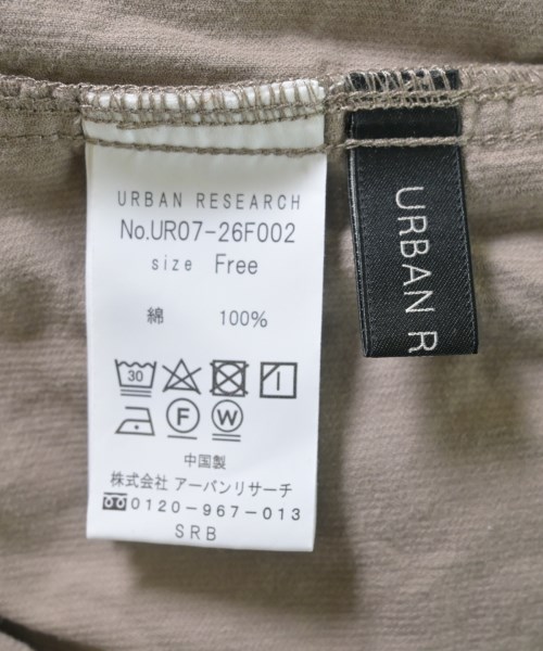 URBAN RESEARCH（アーバンリサーチ）シャツワンピース 茶 サイズ:F レディース/2200692349106