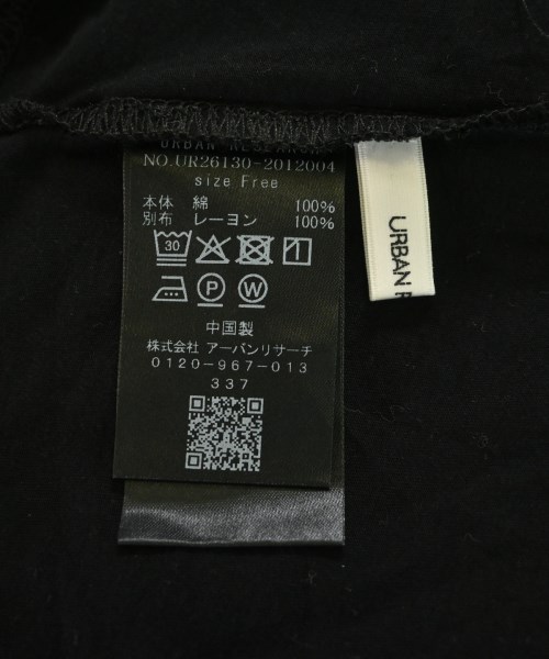 URBAN RESEARCH（アーバンリサーチ）Tシャツ・カットソー 黒 サイズ:F レディース/2200697105059