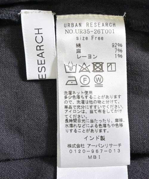 URBAN RESEARCH（アーバンリサーチ）ワンピース 黒 サイズ:F レディース/2200696585012