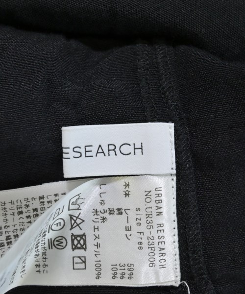 URBAN RESEARCH（アーバンリサーチ）Tシャツ・カットソー 黒 サイズ:F レディース/2200706701036