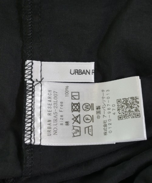 URBAN RESEARCH（アーバンリサーチ）ブラウス 黒 サイズ:F レディース/2200714878072