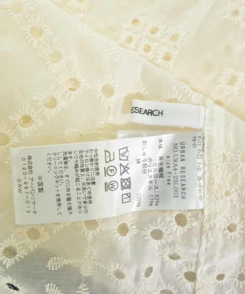 URBAN RESEARCH（アーバンリサーチ）カジュアルシャツ 白 サイズ:F レディース/2200711410084