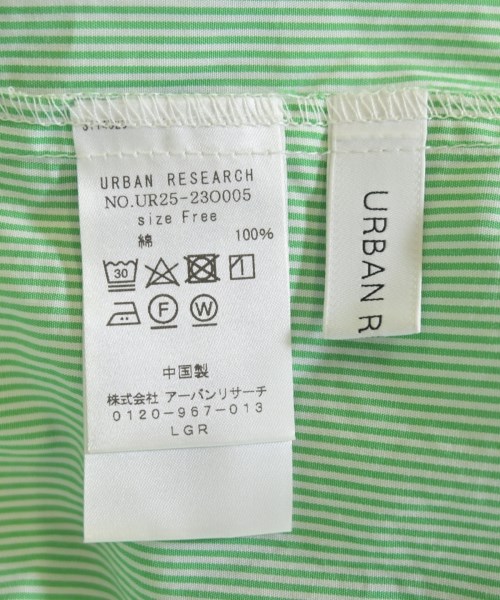 URBAN RESEARCH（アーバンリサーチ）カジュアルシャツ 緑 サイズ:F レディース/2200715075210