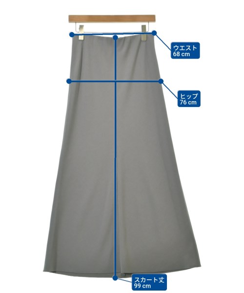 URBAN RESEARCH（アーバンリサーチ）ロング・マキシ丈スカート グレー サイズ:38(M位) レディース/2200643167018