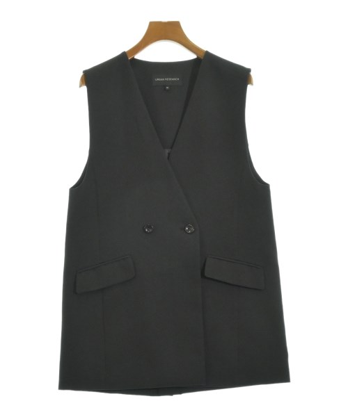 URBAN RESEARCH(アーバンリサーチ)ベスト 黒 サイズ:36(S位)/2200645885057