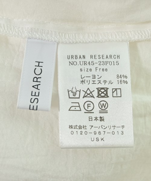 URBAN RESEARCH（アーバンリサーチ）ブラウス 白 サイズ:F レディース/2200705831031