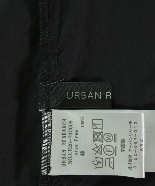 URBAN RESEARCH（アーバンリサーチ）ブラウス 黒 サイズ:F レディース/2200703932112