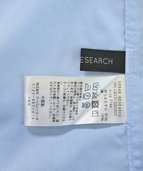 URBAN RESEARCH（アーバンリサーチ）カジュアルシャツ 青 サイズ:F レディース/2200704781108