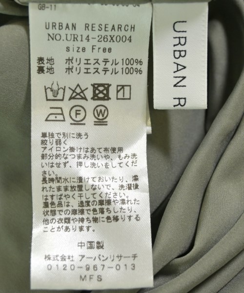 URBAN RESEARCH（アーバンリサーチ）ワンピース カーキ サイズ:F レディース/2200710026019