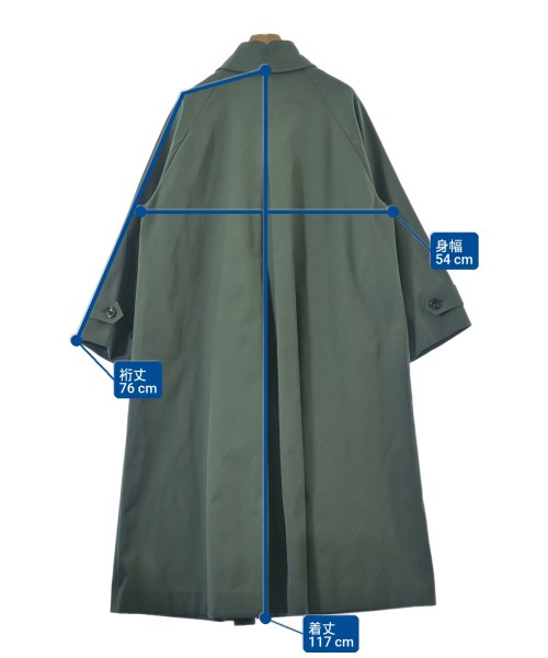 URBAN RESEARCH（アーバンリサーチ）ステンカラーコート 緑 サイズ:36(S位) レディース/2200660387130