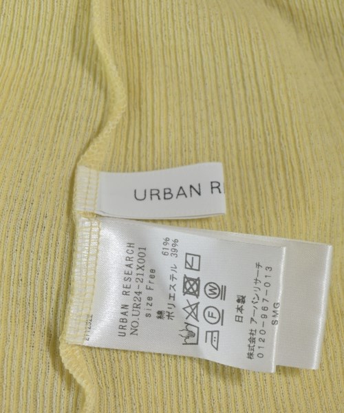 URBAN RESEARCH（アーバンリサーチ）Tシャツ・カットソー 黄 サイズ:F レディース/2200663416059