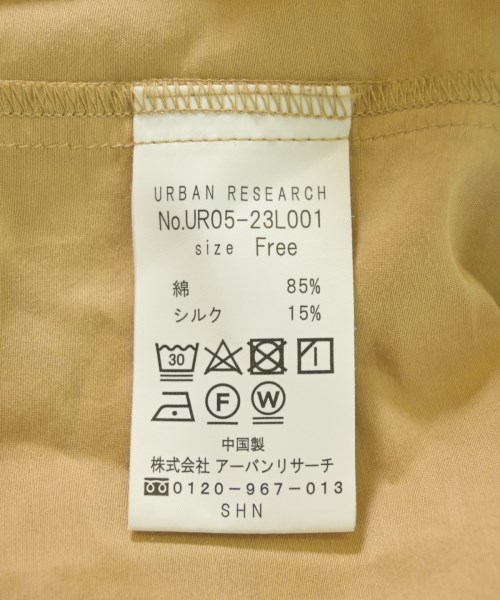 URBAN RESEARCH（アーバンリサーチ）カジュアルシャツ ベージュ サイズ:F レディース/2200720791013
