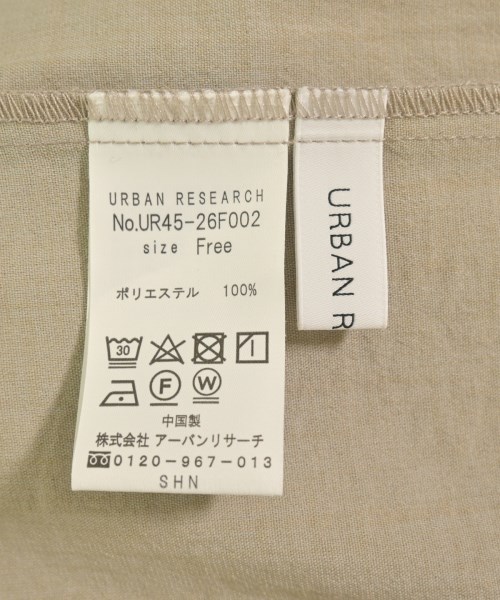 URBAN RESEARCH（アーバンリサーチ）シャツワンピース ベージュ サイズ:F レディース/2200719123016