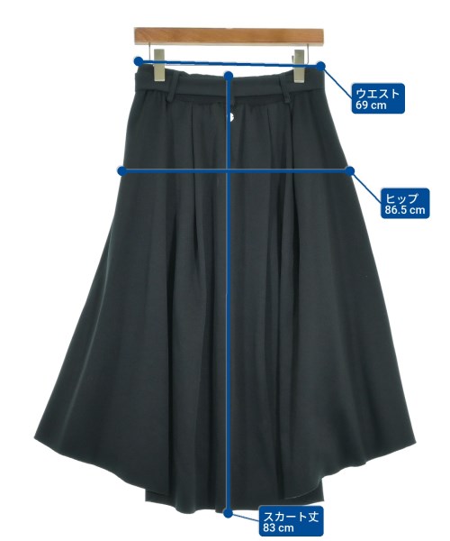 repetto（レペット）ロング・マキシ丈スカート 黒 サイズ:M レディース/2200630499016